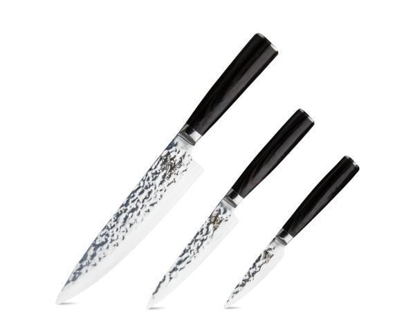 Veiling - Messerhai 3dlg Messenset RVS Tanoshi Medium, Huis en Inrichting, Keuken | Keukenbenodigdheden