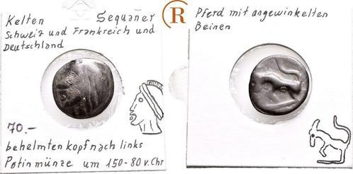 Potin Kelten Sequaner: (MuntenenBankbiljetten-Antiekemunten), Timbres & Monnaies, Monnaies & Billets de banque | Collections, Envoi