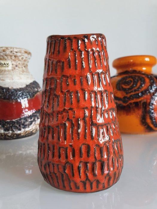 Bay, Scheurich Keramik - Vaas - Keramiek - Drie antieke, Antiek en Kunst, Kunst | Designobjecten