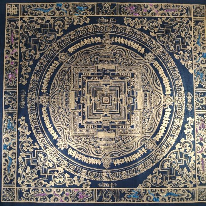 Painting of Tibetan Tradition - Refined Mandala Gold, Maison & Meubles, Maison & Meubles | Autre