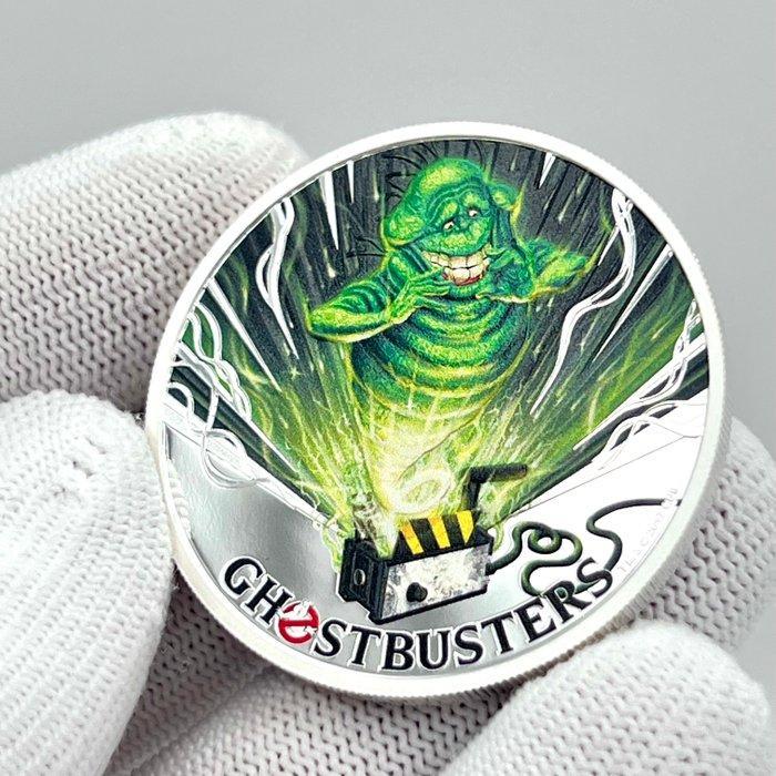 Tuvalu. 1 Dollar 2017 – Ghostbusters – Slimer – 1 oz Silver, Postzegels en Munten, Munten | Europa | Niet-Euromunten