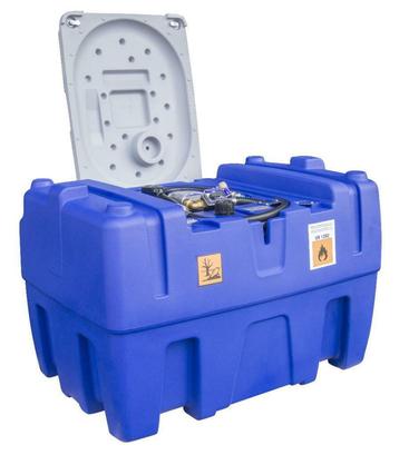 Dieseltank mobiel Tech tank 440 liter + 220v pomp beschikbaar voor biedingen