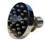 Muur sproeier (zij jet) Rounduip chroom 50mm, Ophalen of Verzenden, Nieuw