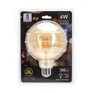 LED Filament Globe lamp 4W G95 E27 Extra warm wit, Verzenden