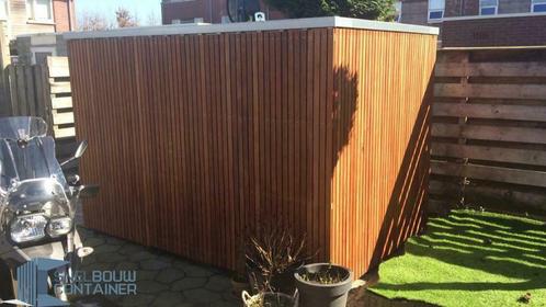 Houten garage - onderhoudsvrij - demontabel - GLOEDNIEUW!!!, Tuin en Terras, Tuinhuizen, Nieuw, Ophalen