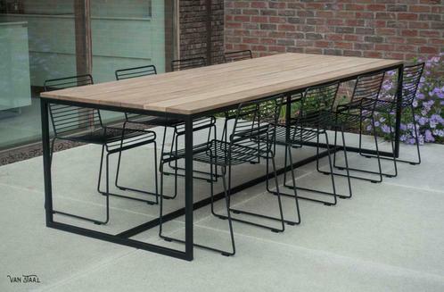 VAN STAAL | Design tuintafels met stalen onderstel op maat, Jardin & Terrasse, Tables de jardin