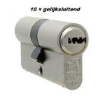 10 gelijksluitende cilinders S2skg** 30 veilige keersleutels, Verzenden, Nieuw, Koper of Messing, Slot