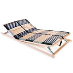 vidaXL Lattenbodem met 42 latten 7 zones 120x200 cm, Verzenden, Nieuw