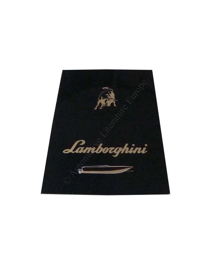 1990 LAMBORGHINI POWER BOAT BROCHURE, Livres, Autos | Brochures & Magazines, Enlèvement ou Envoi