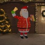 vidaXL Décoration de Noël Figurine Père Noël LED Tissu