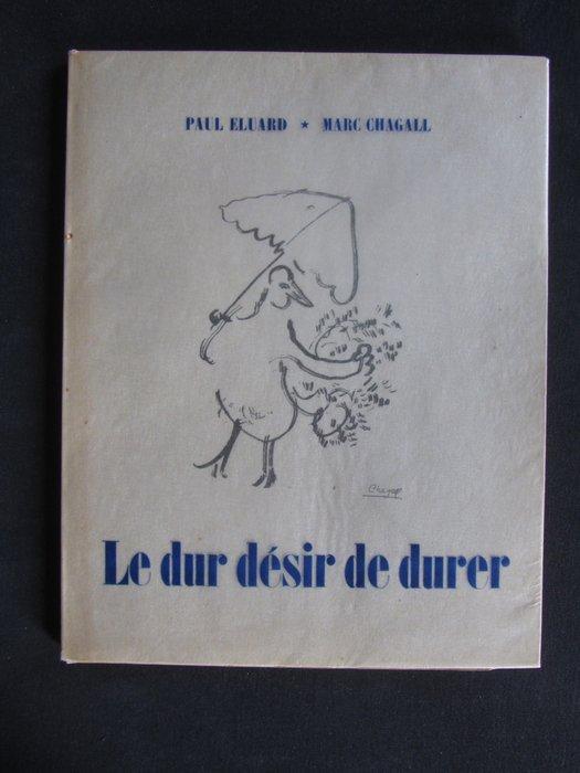 Paul ÉLUARD / Marc CHAGALL - Le dur désir de durer - 1950, Antiek en Kunst, Antiek | Boeken en Manuscripten