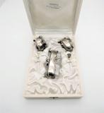 Canepa Giovanni - Salière et poivrière (5) - Argent 800, Antiquités & Art