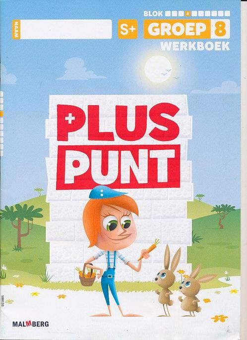 Pluspunt versie 4 Werkboek blok 4 groep 8 S Plus (per stuk), Livres, Livres scolaires, Envoi