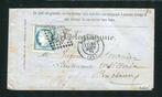 Frankrijk 1875 - Zeldzame brief voor Télégramme de Bordeaux, Gestempeld