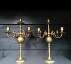 Kaarsenstandaard met oor (2) - Messing - Grote kandelaars