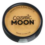 Cosmic Moon Metallic Pro Face Paint Cake Pots Gold 36g, Verzenden