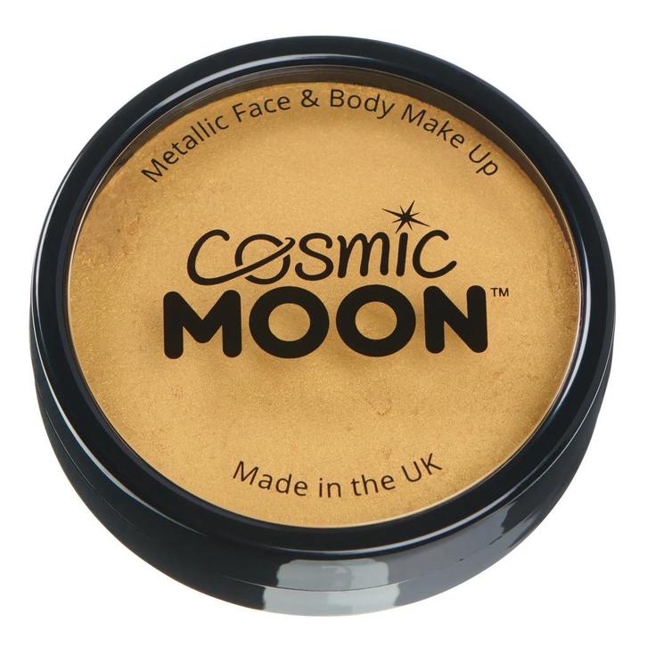 Cosmic Moon Metallic Pro Face Paint Cake Pots Gold 36g, Hobby & Loisirs créatifs, Articles de fête, Envoi
