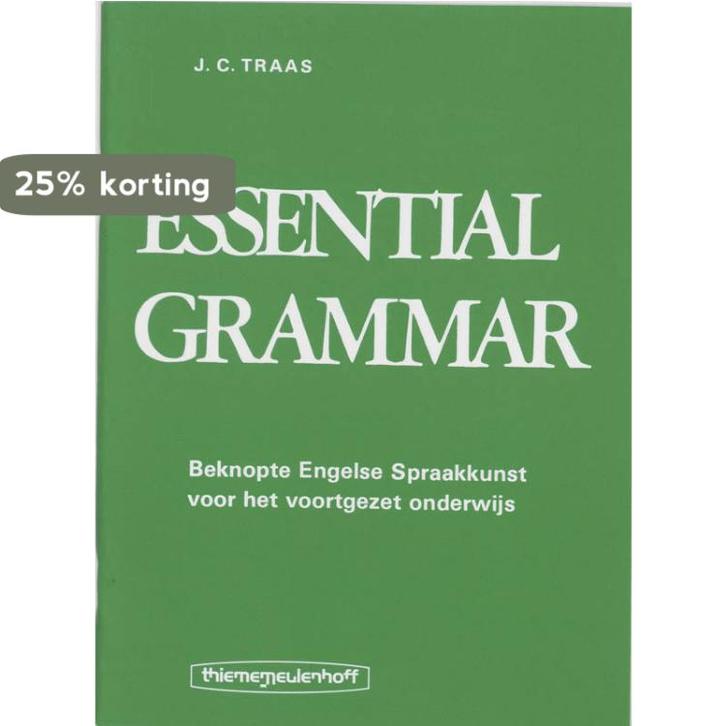 Essential grammar 9789003371409 J.C. Traas, Livres, Livres scolaires, Envoi