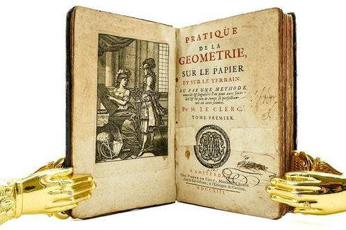 M. Le Clerc - Pratique de la géométrie, sur le papier et sur, Antiek en Kunst, Antiek | Boeken en Manuscripten