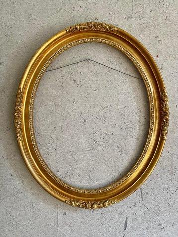 Cadre (2)- Ovale - Bois - Cadres pour tableaux dorés