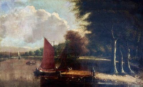 Alfred Stannard (1806-1889) (Norwich School), Atelier de - A, Antiek en Kunst, Kunst | Schilderijen | Klassiek