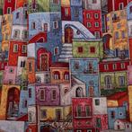 AA083 - Kostbaar gobelin - Weefsel Borghi Italiani sul Mare