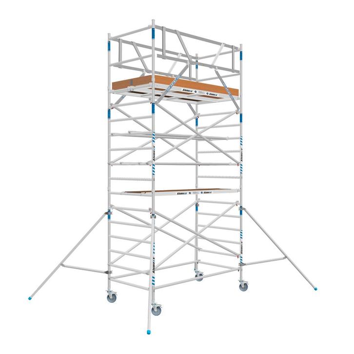 Alumexx Rolsteiger 135 x 250 x 6.2 mtr WH CLASSIC, Doe-het-zelf en Bouw, Steigers, Rolsteiger of Kamersteiger, Nieuw, 5 meter of hoger