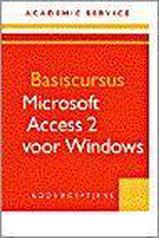 Basiscursus Microsoft Access 2 voor Windows / Basiscursussen, Boeken, Informatica en Computer, Gelezen, Verzenden