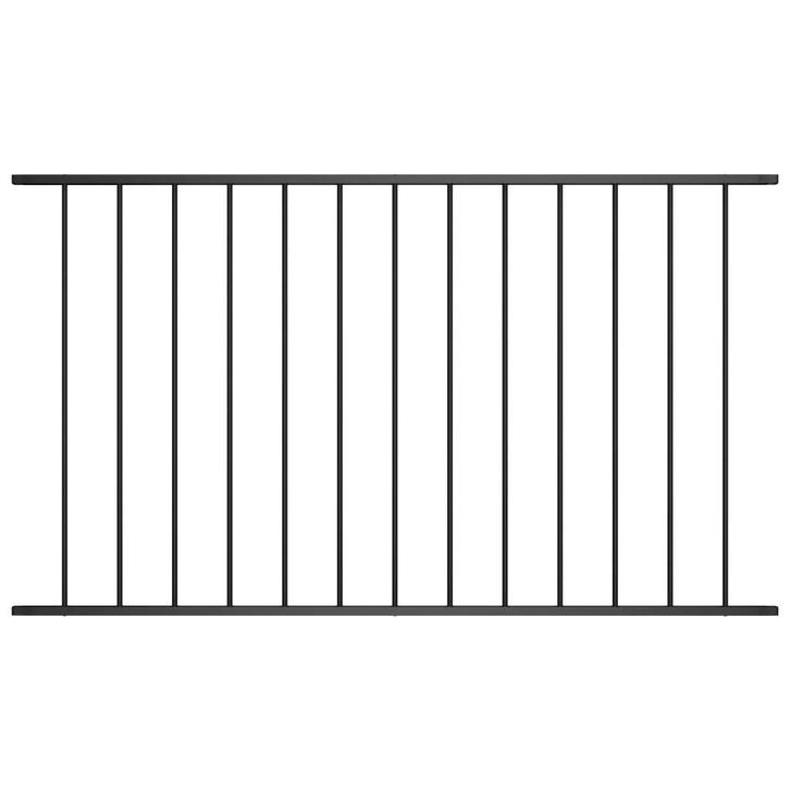 Sterk Hekpaneel 1,7m Zwart - Retour Deal - TOP Aanbieding!, Tuin en Terras, Tuinhekken en Hekwerk, Nieuw, IJzer, Tuinhek, Verzenden