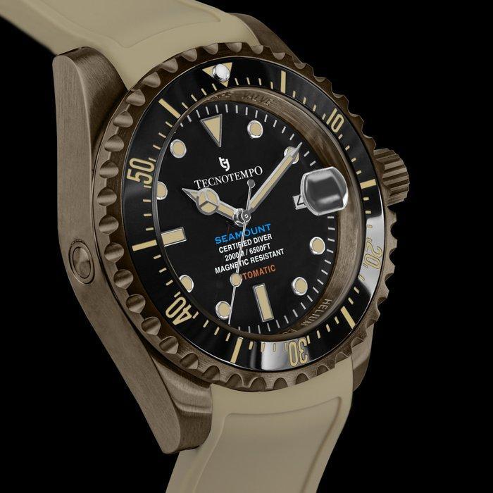 Tecnotempo - Automatic Diver 2000M SEAMOUNT - Limited, Handtassen en Accessoires, Horloges | Heren