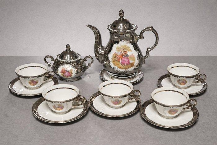 Porzellan-Manufaktur Bavaria (L&W mark) - Koffieservies (13), Antiek en Kunst, Antiek | Meubels | Tafels