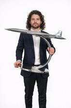 sculptuur, XL Concorde Sculptuur – Gepolijst Aluminium –