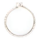 Zonder Minimumprijs - Ring - 18 karaat Witgoud - 0.10ct. tw., Handtassen en Accessoires, Ringen, Nieuw