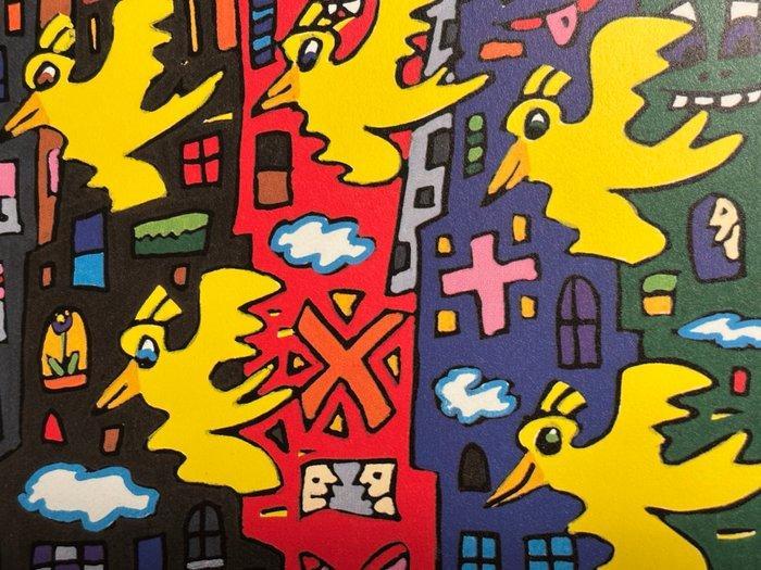 James Rizzi (1950-2011) - Birds in N.Y.C., Antiek en Kunst, Antiek | Overige Antiek