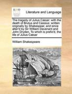 The Tragedy of Julius C]sar: With the Death of Brutus and, William Shakespeare, Verzenden