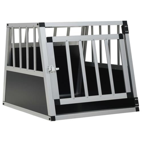 vidaXL Hondenbench met enkele deur 54x69x50 cm, Dieren en Toebehoren, Hondenhokken, Nieuw, Verzenden