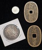 Japan. 10, 100, 1000 Sen Lot of 4 coins, incl. 1964 Tokyo, Postzegels en Munten