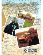 1973 LAND ROVER RANGE ROVER BROCHURE ENGELS, Livres, Autos | Brochures & Magazines, Ophalen of Verzenden