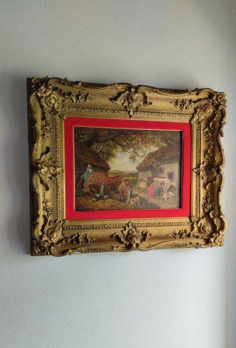 William Shayer (1787–1879), Nei modi di - Mungitura, Antiek en Kunst, Kunst | Schilderijen | Klassiek