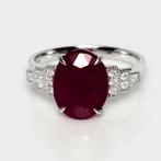 Sans Prix de Réserve - Bague - 14 carats Or blanc, 4,46 ct, Nieuw