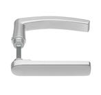 AXA deurklink Flat-Blok DD 38-54 mm aluminium geslepen F1, Nieuw, Overige materialen, Klink of Kruk