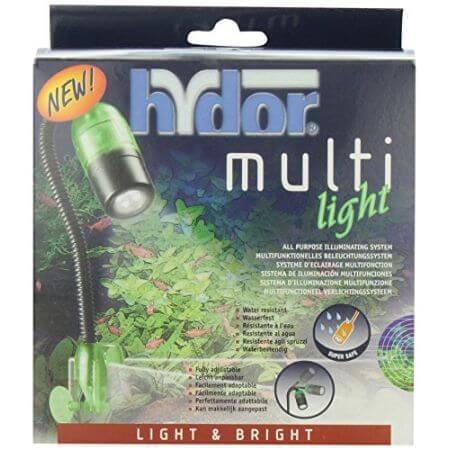Hydor Multilight - wit - opzetlampje met klem en zwanehals (, Dieren en Toebehoren, Vissen | Aquaria en Toebehoren, Verzenden
