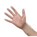 Handschoenen vinyl transparant gepoederd | 100 stuks Vogue, Verzenden, Nieuw in verpakking