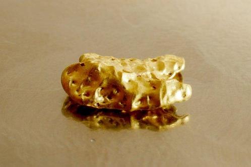 Goud Natuurlijke, inheemse goudklompjes uit Mauritanië- 0.6, Verzamelen, Mineralen en Fossielen