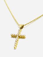 Ketting met hanger - 18 karaat Geel goud - 0.85ct. tw.