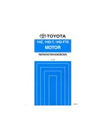 1998 TOYOTA LAND CRUISER 1HZ 1HD-T 1HD-FTE MOTOR WERKPLAAT.., Autos : Divers, Modes d'emploi & Notices d'utilisation, Ophalen of Verzenden