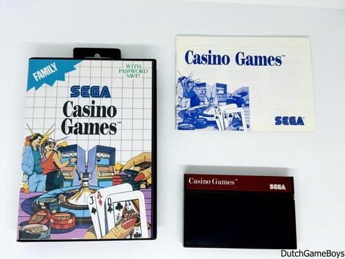 Sega Master System - Casino Games, Games en Spelcomputers, Games | Sega, Gebruikt, Verzenden