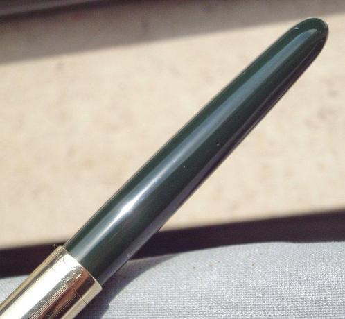 Parker - 51 MK II-B Forest Green 1/10 14ct. R.Gold cap GT, Verzamelen, Pennenverzamelingen