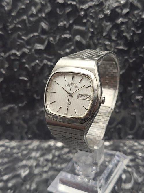 Seiko - King Quartz - Sans Prix de Réserve - 5856-5010 -, Handtassen en Accessoires, Horloges | Antiek