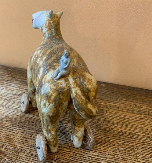Sarah Clotuche (S.C.) - Sculpture, Sculpture animalière en, Antiek en Kunst, Antiek | Glaswerk en Kristal